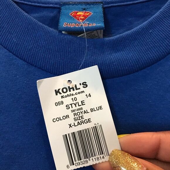 Men’s super man T-shirt - Picture 4 of 5